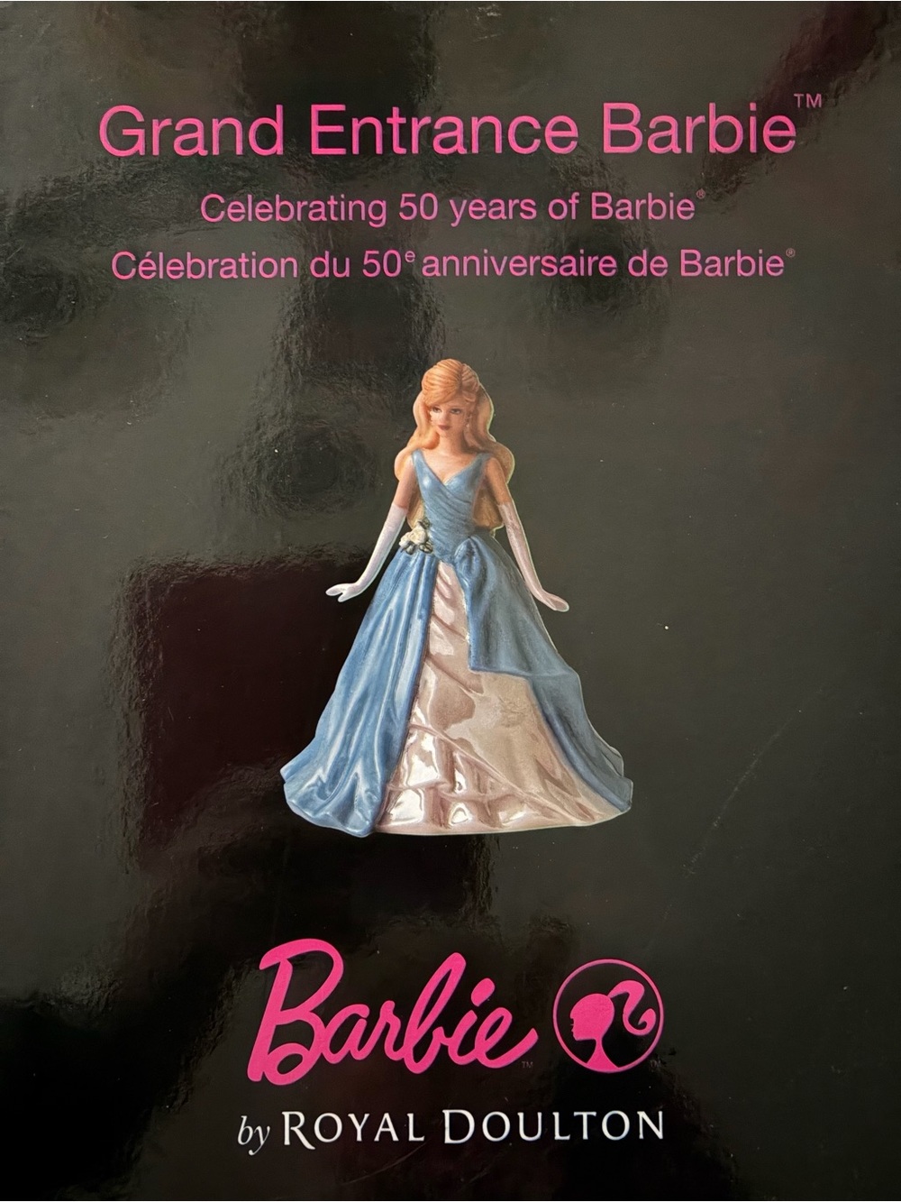 Barbie Grand Entrance Doll Figurine in Blue and White by Barbie